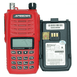 วิทยุสื่อสาร SPEEDER SP-IX5ด้านหน้าคู่แบตเตอรี่