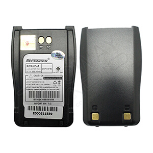 แบตเตอรี่วิทยุสื่อสาร SPENDER SP-IP4 SP-IP5 ด้านหน้าและด้านหลัง