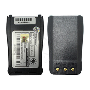 แบตเตอรี่วิทยุสื่อสาร SPENDER TCM-1,TCM-2 ,TCG-3674 ด้านหน้าและด้านหลัง