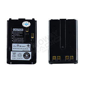 Battery HI-POWER FB-580(Black)(W)-Front-Back ด้านหน้ากับด้านหลังแบตเตอรี่ วิทยุสื่อสาร HI-POWER FB-580(Black)(W)