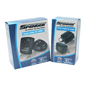 CHARGER + ADAPTER SPENDER PILOT 144H,PILOT 245H-Box แท่นชาร์จ+อะแดปเตอร์พร้อมกล่อง วิทยุสื่อสาร SPENDER PILOT 144H,PILOT 245H